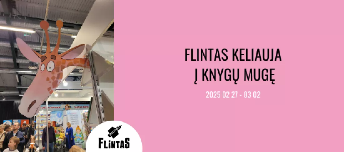 Leidykla "Flintas" keliauja į Vilniaus knygų mugę