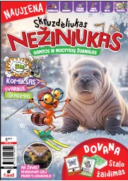 SKRUZDĖLIUKAS NEŽINIUKAS. Gamtos ir nuotykių žurnalo prenumerata vaikams  4-7 metų vaikams.