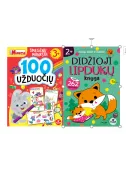 RINKINYS 100 UŽDUOČIŲ TRIMEČIUI / DIDŽIOJI LIPDUKŲ KNYGA MIŠKE 