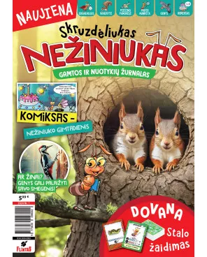 Skruzdėliukas Nežiniukas gamtos ir nuotykių žurnalas NR 1 